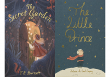Wordsworth Classic Edition book covers of The Secret Garden and The Little Prince 