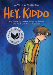 "hey kiddo book cover and link to graphic novel in library catalog"