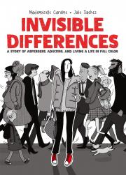 "invisible differences by julie dachez graphic novel cover and link to book in library catalog"