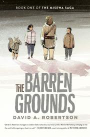 "the barren grounds book cover and link to book in library catalog"