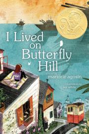 "i lived on butterfly hill by marjorie agosin book cover and link to catalog to place book on hold"