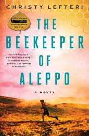 "the beekeeper of aleppo by christy lefteri book cover and link to catalog to place book on hold"