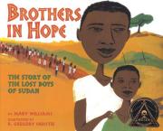 "brothers in hope book cover and link to catalog to place book on hold"