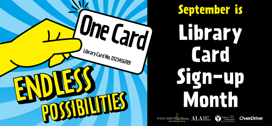 September is library card sign up month
