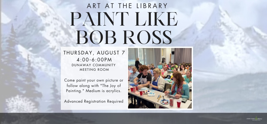 Paint like Bob Ross graphic