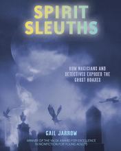 book cover for spirit sleuths by gail jarrow