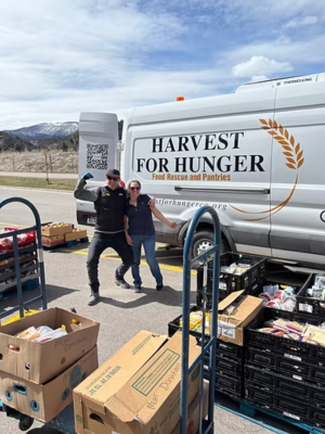 image of harvest for hunger while they work